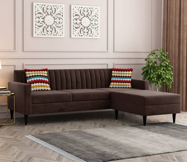 Flipkart Perfect Homes 4 Seater Sofa Set Fabric 4 Seater  Sofa
