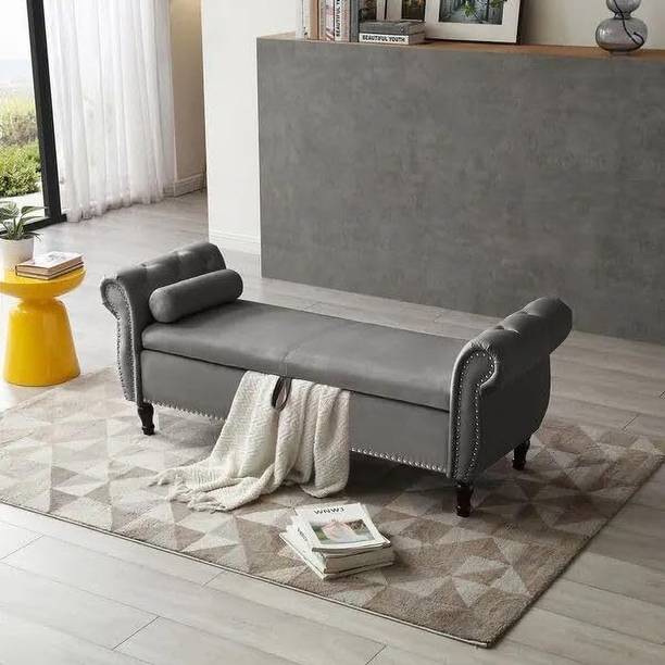 MAJESTIC MART Premium Settee Sofa 3 Seater with Storage Box for Bedroom/Living-room/Office Fabric 3 Seater  Sofa