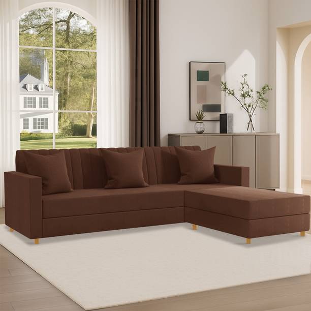 Flipkart Perfect Homes Convertible Sofa Set for Living Room Furniture Set Fabric 4 Seater  Sofa