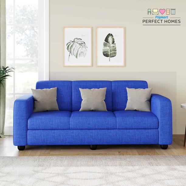 Flipkart Perfect Homes Burano Fabric 3 Seater  Sofa