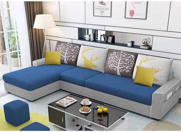 Casaliving Afie Fabric 6 Seater  Sofa