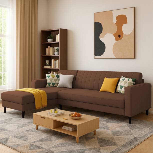 Casaliving Moris LHS Fabric 6 Seater Sofa