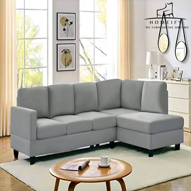 Homeify Atlos 5 Seater Sofa Set For Living Room Fabric 5 Seater  Sofa