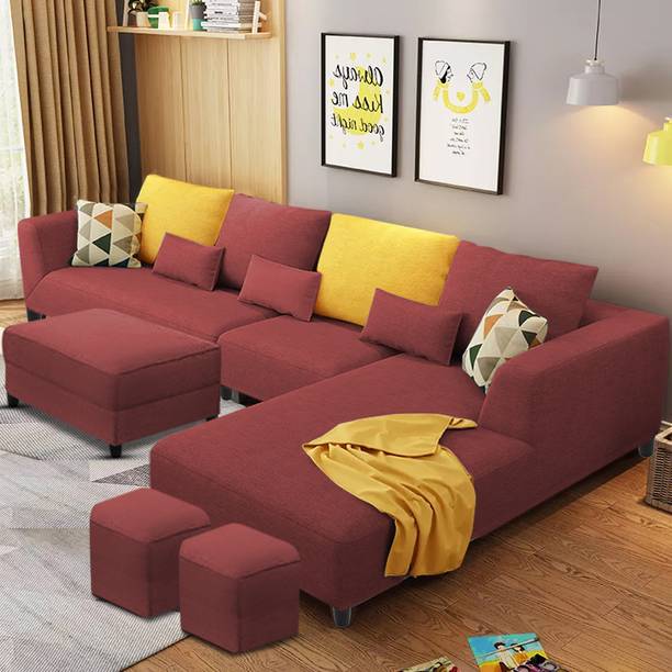 Casaliving Minta Fabric 8 Seater  Sofa