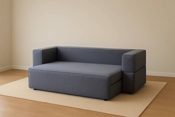 PumPum 3 Seater Modular Sofa Cum Bed Fabric 3 Seater  Sofa