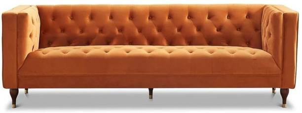 Thelevel Clodine Sofa 3 Leatherette 3 Seater  Sofa