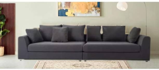 Homax 2-Piece L-Shape Modular Sofa Set – 4-Seater Luxury Sectional in Premium Fabric 4 Seater  Sofa