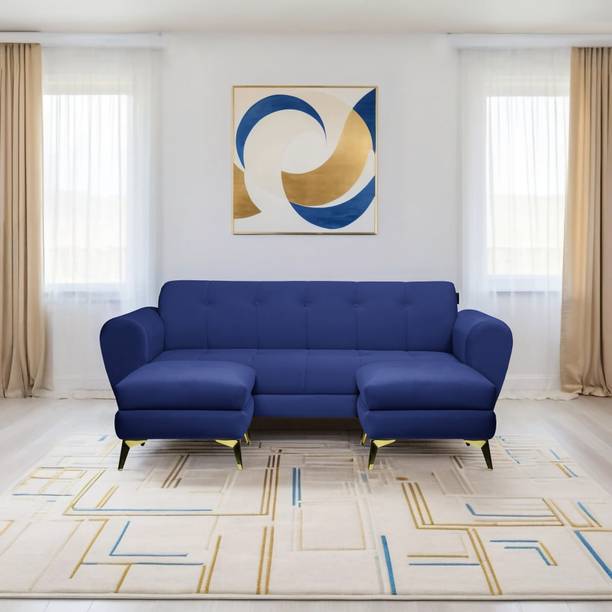 Seventh Heaven Milan Icon 5 Seater Sofa , Plush Suede Fabric: Fabric 5 Seater  Sofa