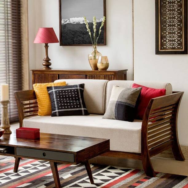Flipkart Perfect Homes Fabric 3 Seater  Sofa