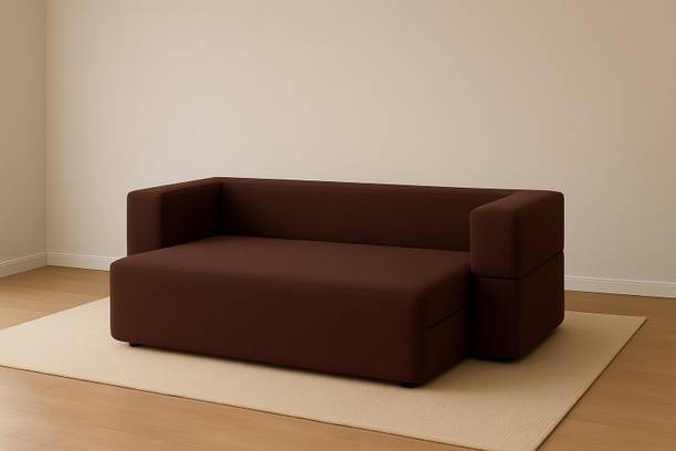 Soo Jaoo 3 Seater Modular Sofa Cum Bed Fabric 3 Seater  Sofa