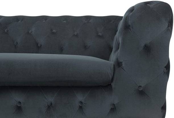 Smarts collection Chesterfield Sofa for Living Room , Hall & Bedroom , Fabric 3 Seater  Sofa