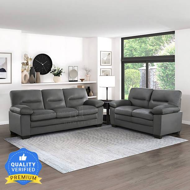 Homeify Aron 3+2 Living Room For Living Room Fabric 5 Seater  Sofa