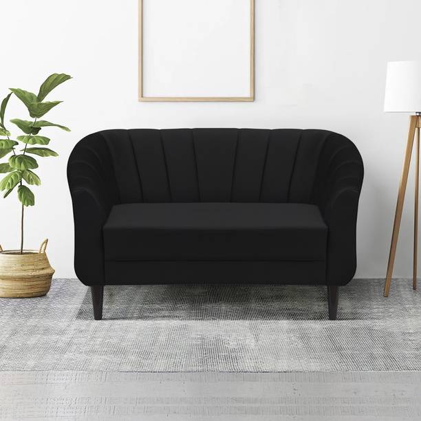 ARRA Henry Fabric Quilted Back Two Seater Sofa Fabric 2 Seater  Sofa