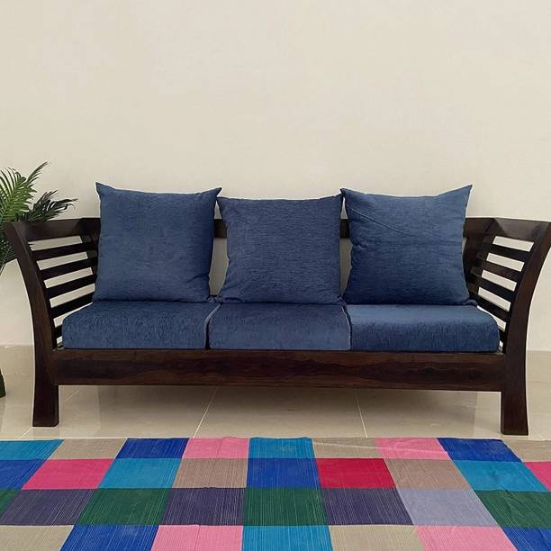 Ganpati Arts Solid Wood 3 Seater  Sofa