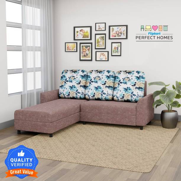 Flipkart Perfect Homes MIA LHS Fabric 5 Seater  Sofa