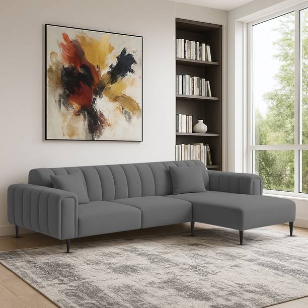 Casaliving Damian Fabric 4 Seater  Sofa