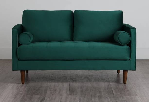 APRODZ MidCen Fabric 2 Seater  Sofa