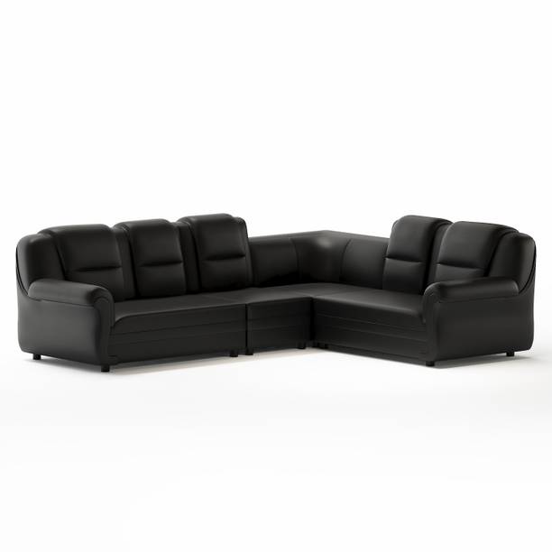 Sekar Lifestyle POLYURETHANE L SHAPE CORNER SERIES Leatherette 5 Seater  Sofa