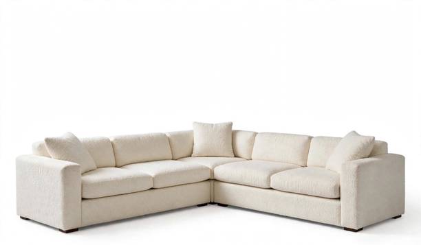 Domicore DOMICORE Aurelia 7-Seater L-Shape Sofa Fabric 7 Seater  Sofa