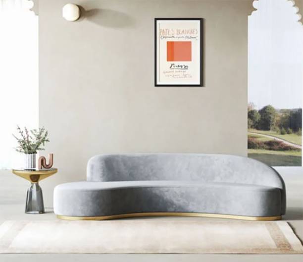 Taash Leather 3 Seater  Sofa