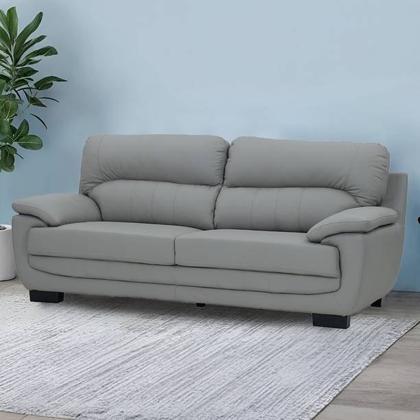 RoyalOak Leather 3 Seater  Sofa