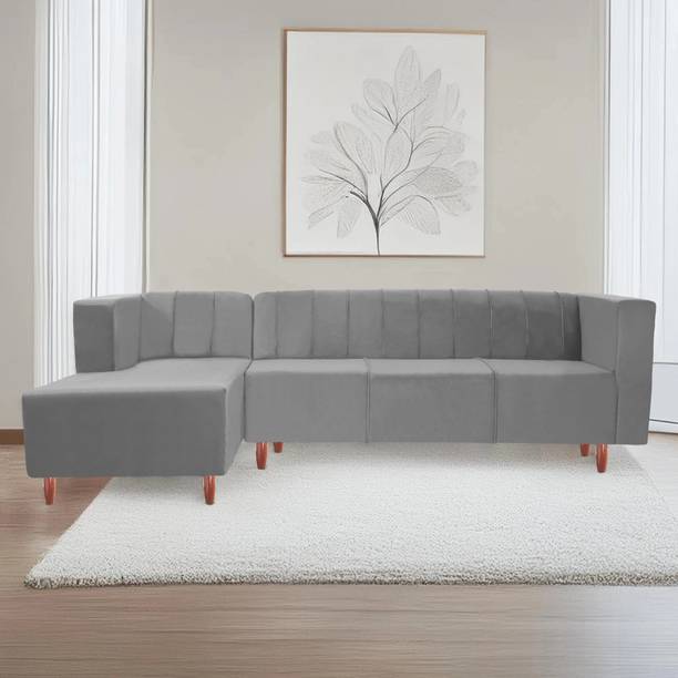 Seventh Heaven Sydney 6 Seater Sofa, Extra Spacious, Premium Velvet Fabric: Fabric 6 Seater  Sofa