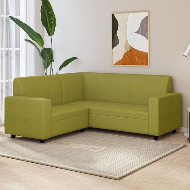 Wakeup India Cuddlr 5 Seater Sectional RHS L Shape Sofa Set for Living Room Fabric 5 Seater  Sofa