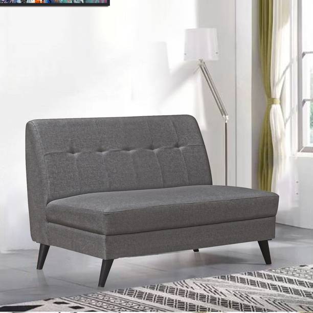 ARRA Parker Two Seater Sofa in Grey Colour Fabric 2 Seater  Sofa