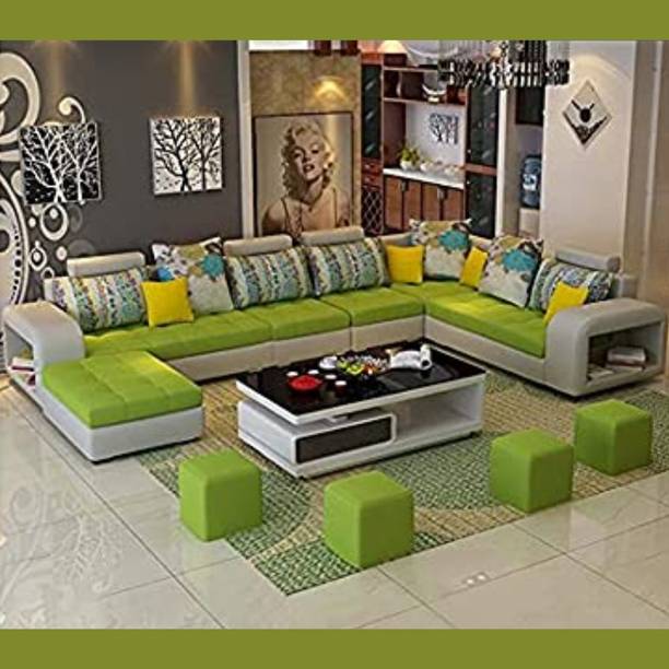 Homax 11-Piece U-Shape Modular Sofa Set – 12-Seater Luxury Sectional in Premium Fabric 12 Seater  Sofa