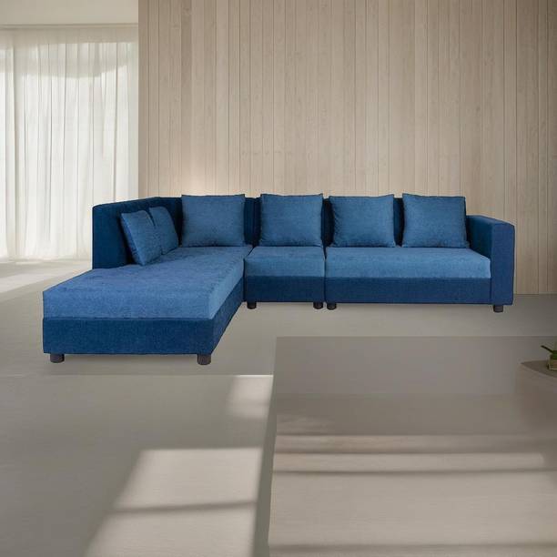 Wakefit Skiver Fabric 6 Seater  Sofa
