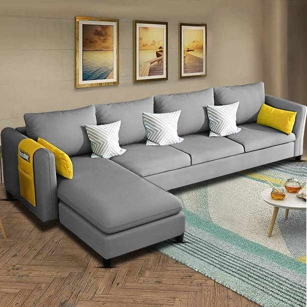 Casaliving Monarch Fabric 6 Seater  Sofa