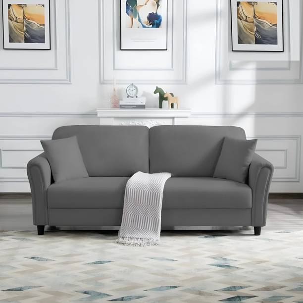 Groovecraft Egon 3 Seater Modern Fabric Sofa Set for Living Room Fabric 3 Seater  Sofa