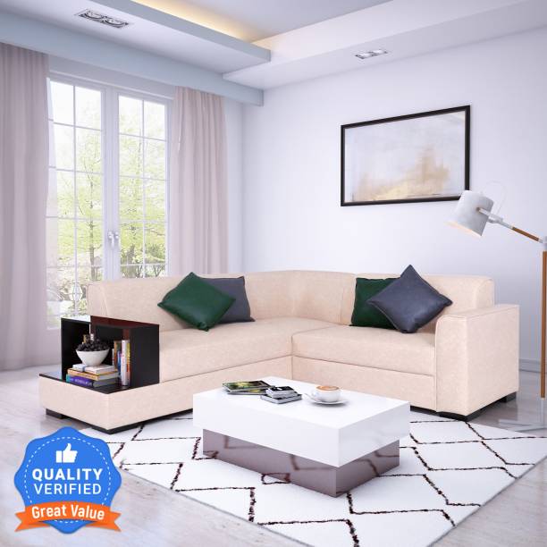Flipkart Perfect Homes Conwy L Shape LHS Leatherette 5 Seater  Sofa
