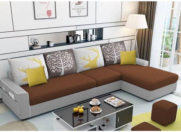 Casaliving Afie Fabric 6 Seater  Sofa