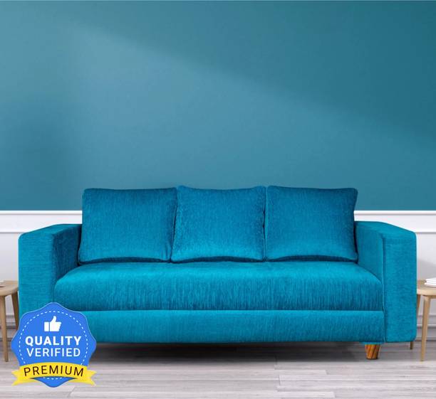 Seventh Heaven Rio 3 Seater Sofa, Extra Spacious, Chenille Molfino Fabric: 2 Year Warranty Fabric 3 Seater  Sofa