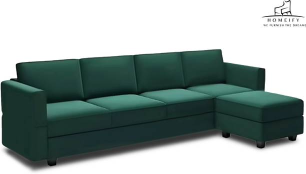 Homeify Skyler 5 Seater Fabric Sectional Sofa for Living Room Fabric 5 Seater  Sofa