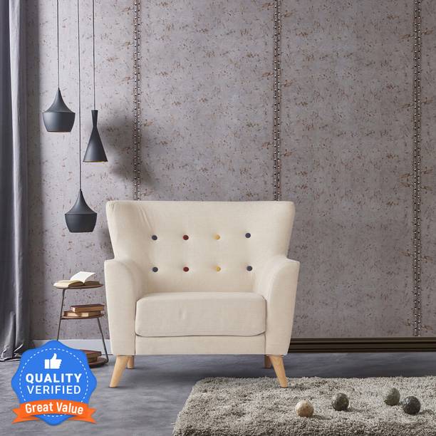 Urban Living Jamaica Heaven Fabric 1 Seater  Sofa