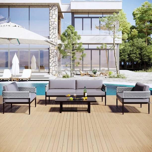 Mymigos Upgrade Your Outdoor Living Space with The Ultimate Outdoor Sofa Set Fabric 4 Seater  Sofa