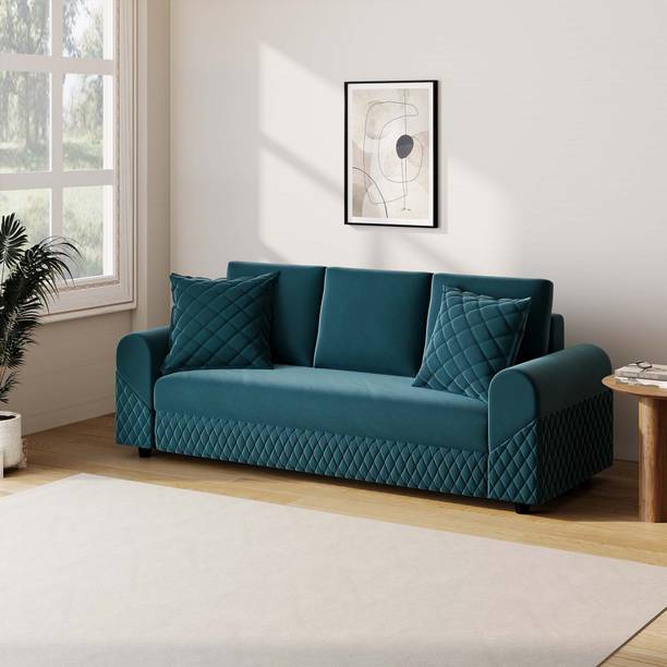 RM HOME Mariana Fabric 3 Seater  Sofa