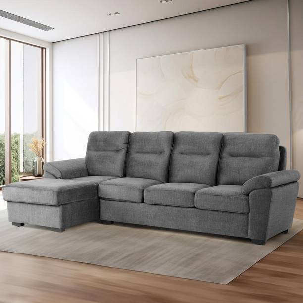 Wakefit Lounger Plus Fabric 5 Seater  Sofa