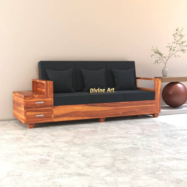 DOKRI 3 Seater Sofa For Living, Waiting Room/ Office Fabric Fabric 3 Seater  Sofa