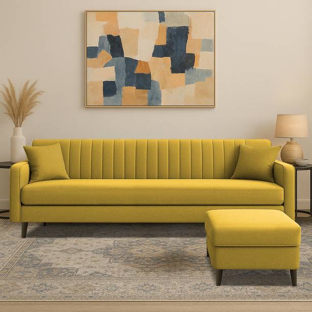 Casaliving Premium Conva 5 Solid Wood 5 Seater  Sofa