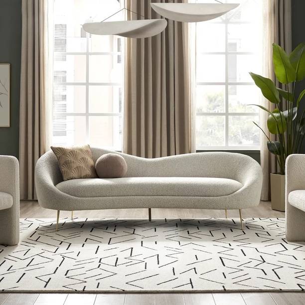theclevercouch Oddete Fabric 3 Seater  Sofa