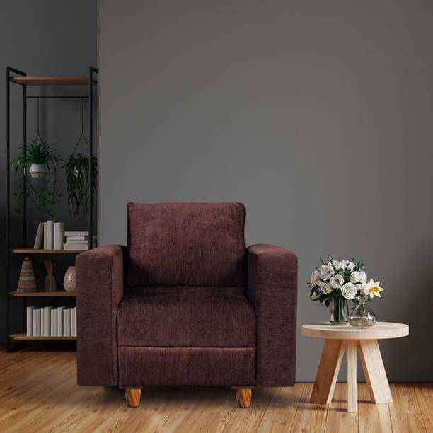 Seventh Heaven Rio 1 Seater Sofa, Extra Spacious, Chenille Molfino Fabric: 1 Year Warranty Fabric 1 Seater Sofa