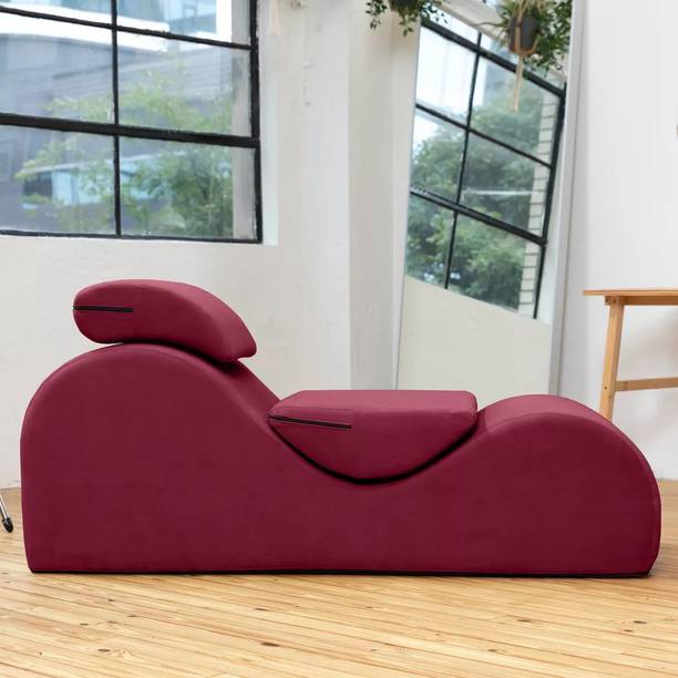 HighTable Multi-Position Yoga and Exercise Lounger Fabric 2 Seater  Sofa