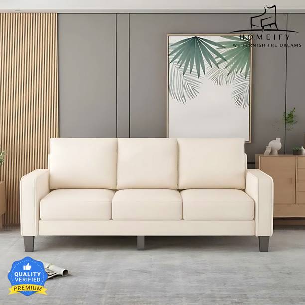 Homeify Libby 3+2 Seater Fabric Upholstered Sectional Sofa Set for Living Room Fabric 5 Seater  Sofa