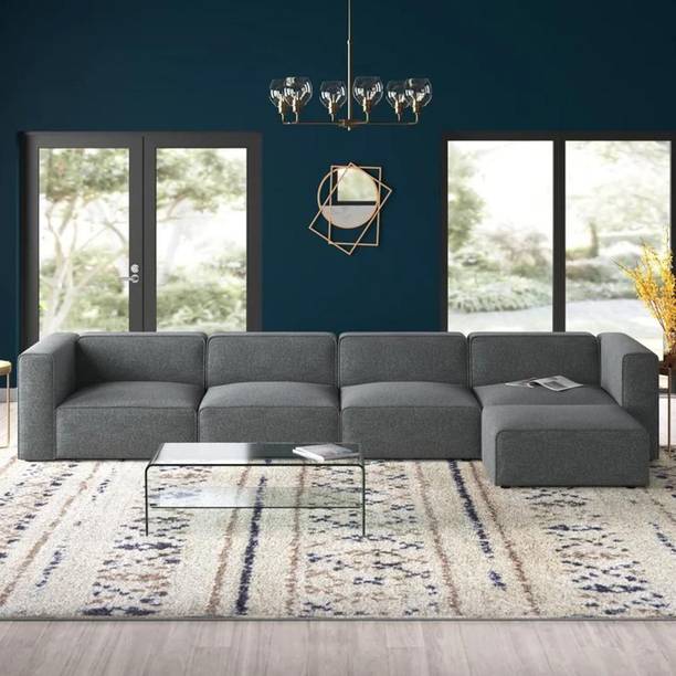 Comfort Couch Harris 5 Seater Fabric L Shaped Sectional Sofa Set Fabric 5 Seater  Sofa