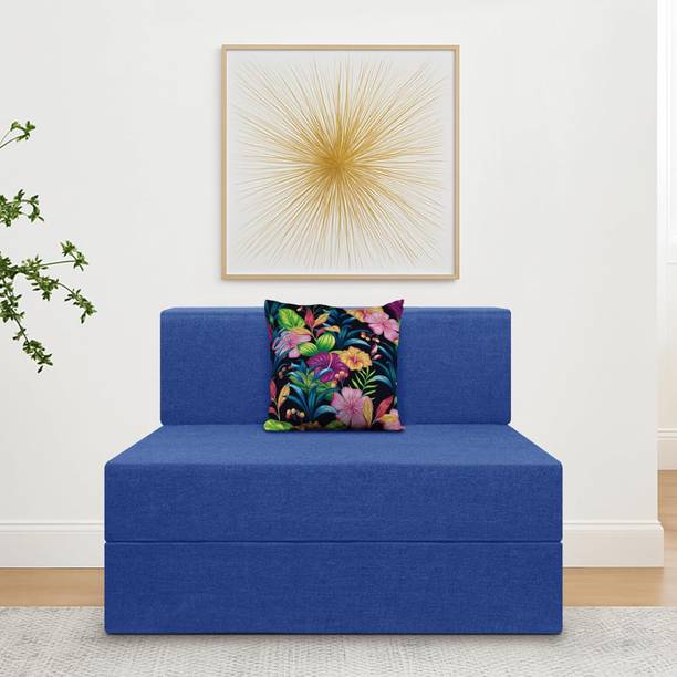 Flipkart Perfect Homes 3X6-FOLDABLE SOFA CUM BED Fabric 1 Seater  Sofa
