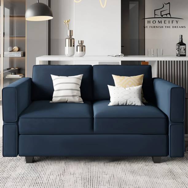 Homeify Skyler 2 Seater Sectional Sofa Set for Living Room Fabric 2 Seater  Sofa