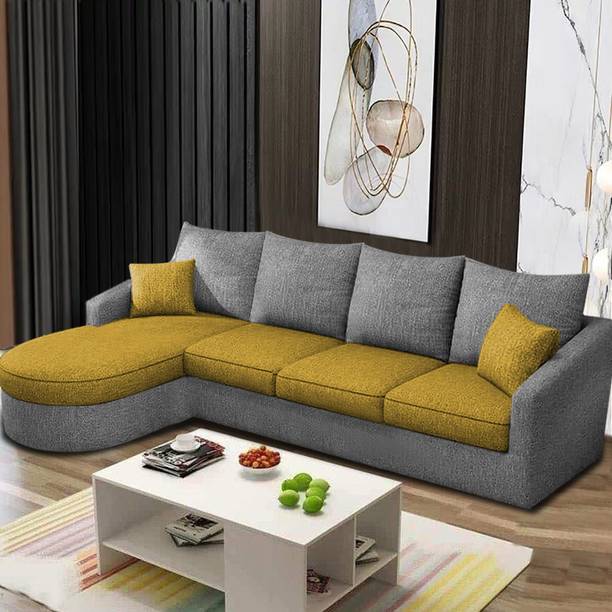 Casaliving Shrank Fabric 6 Seater  Sofa